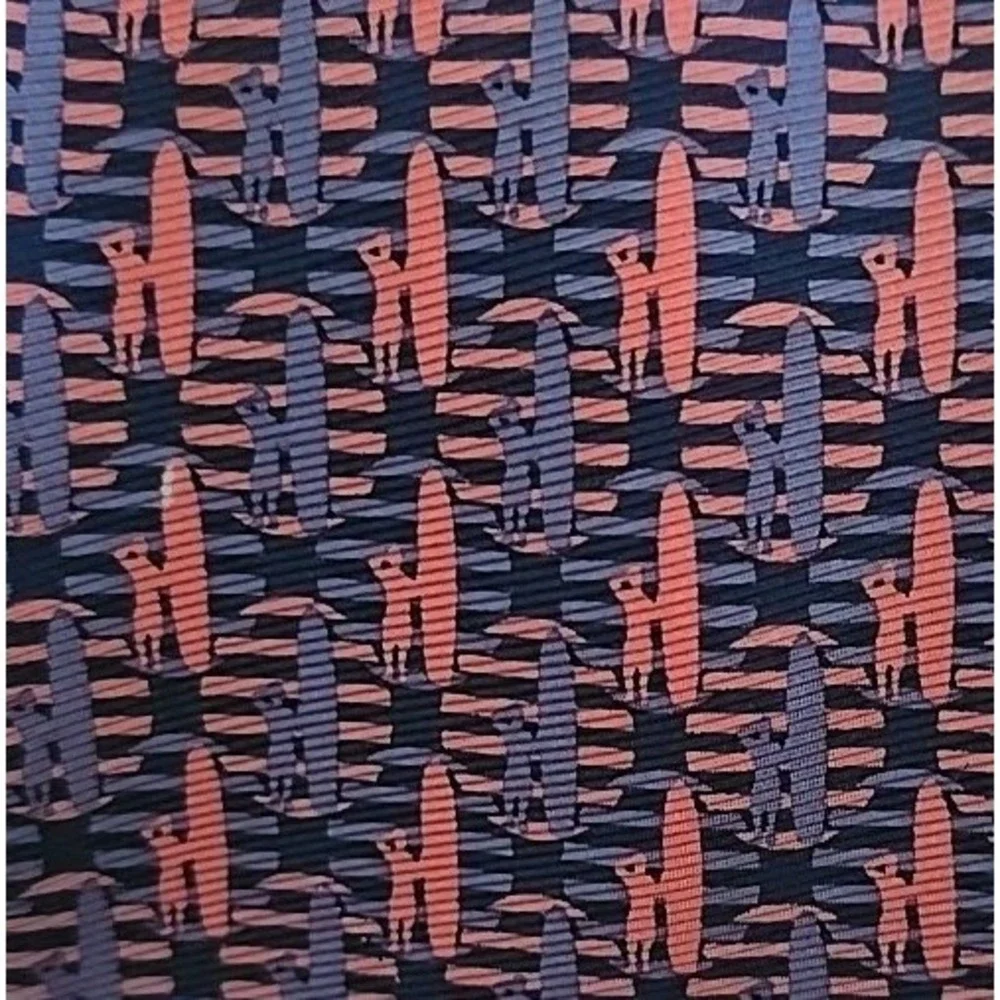 Johnnie-O Men's Tie West Coast Prep Pink Blue Surfer‎ Board  Logo 100% Silk